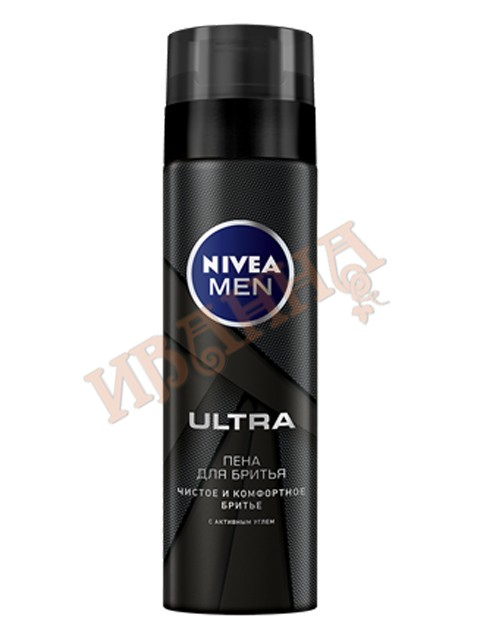 Пена для бритья ULTRA 200мл/12 (NIVEA for men Shaving)