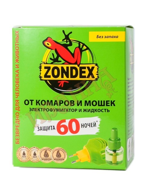 Фумигатор+жидкость 60 ночей 45мл/30шт (Zondex)