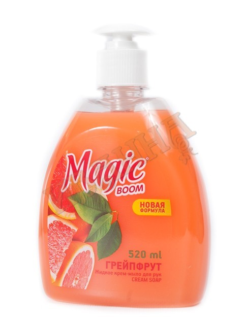 Мыло жидкое для рук Грепфрут 520мл/10  (Magic Boom)