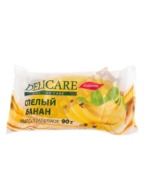 Мыло глицериновое Спелый Банан 90г/24 (Delicare)