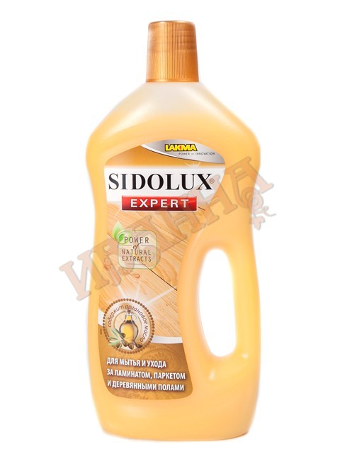 Чистящее средство для пола/деревянных поверхн. и ламината,с аргановым маслом 750мл/10 (Sidolux)